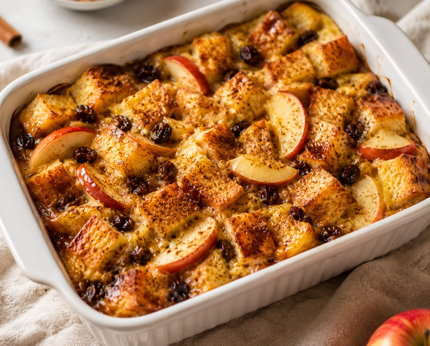 Recipe Name: Apple Cinnamon French Toast Bake