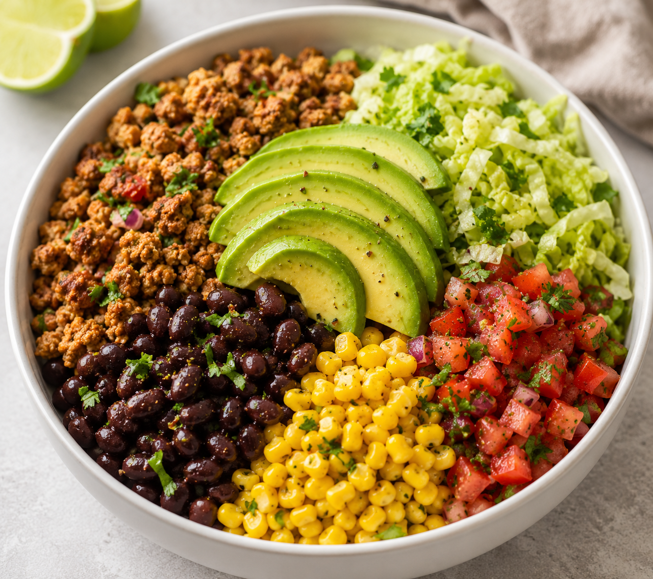 Recipe Name: Turkey Avocado Burrito Bowl